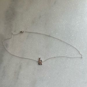 M Jewelers K necklace